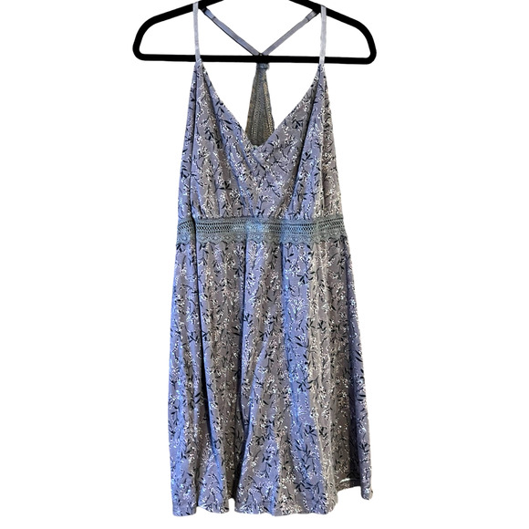 Cacique Women's Floral Racerback Chemise Nightgown Sleep Dress Purple Size 22/24 - Picture 1 of 9